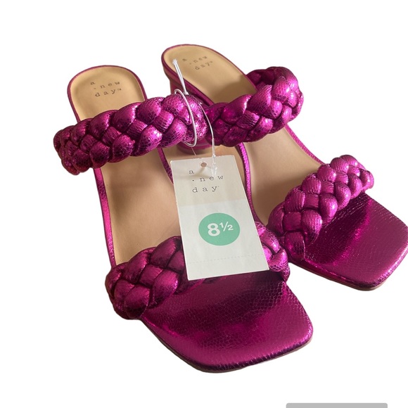 a new day Shoes - A New Day Pink/ Basil Heel Size 8.5